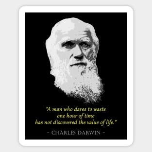 Charles Darwin Quote Sticker